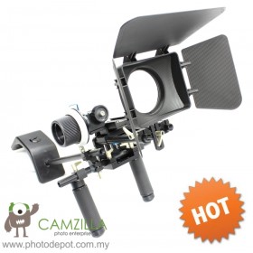 DIGIEYE DSLR VCR Rig Movie Kit Shoulder Mount+Follow Focus+Matte Box